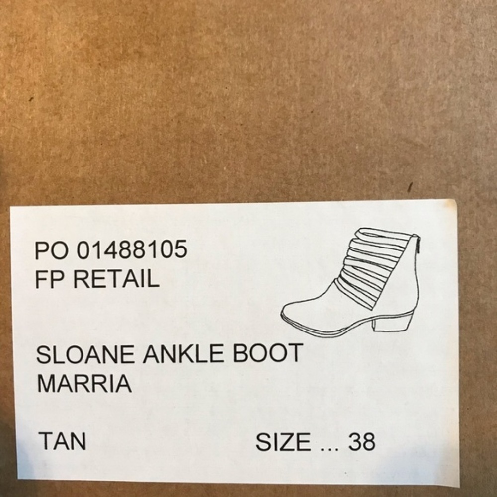 Free People Brown Ankle Boots - Picture 6 of 6